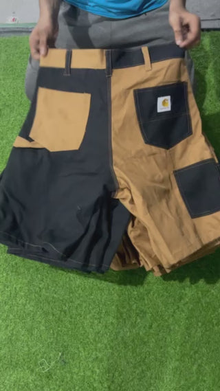 Black&beige Rework Carhartt short