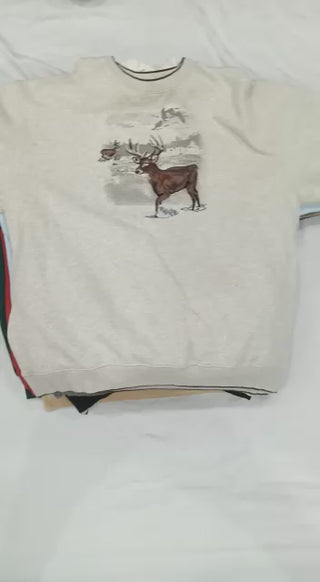 Single stitch animal sweatshirts - 20 pieces