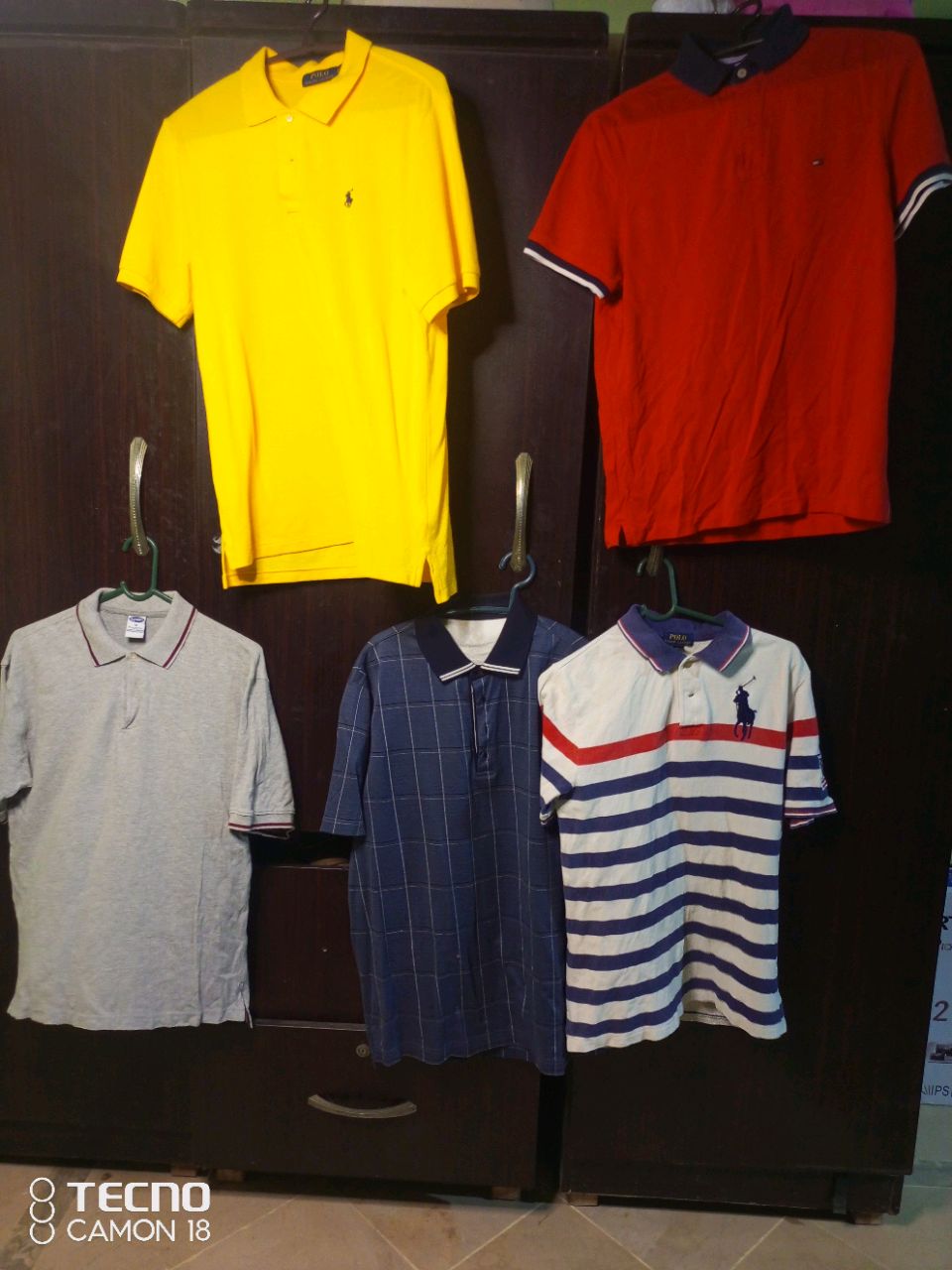 Tommy and Polo T Shirts 5 piece