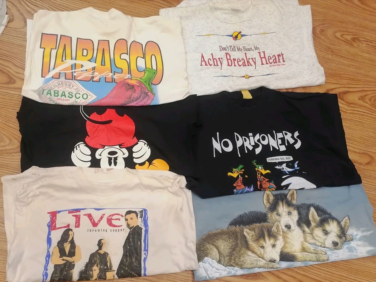 Single stitched vintage T-shirts - 40 Pieces bundle