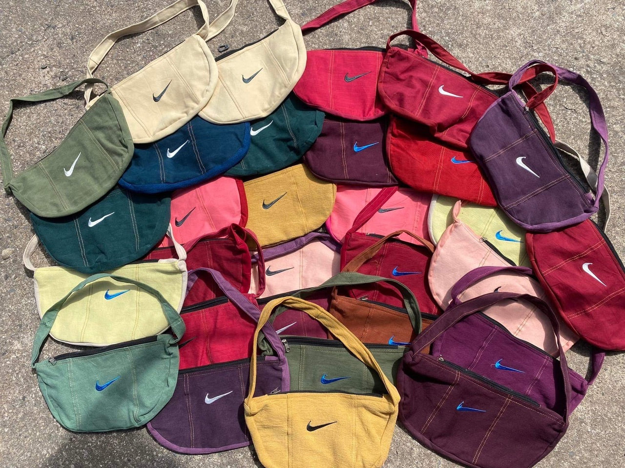 Reworked nike bags 25pcs set
