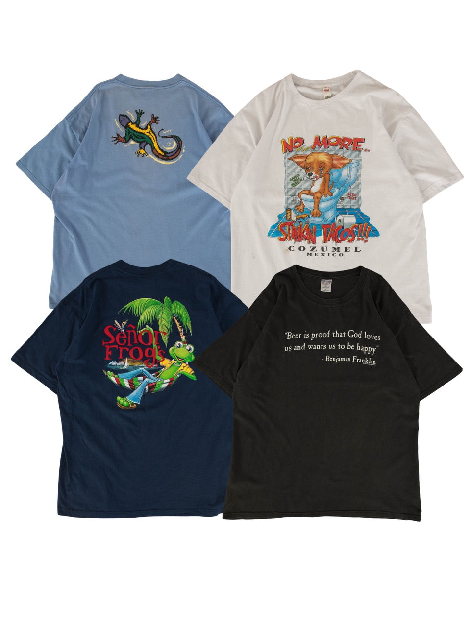Vintage Printed T-Shirts (20 pcs)