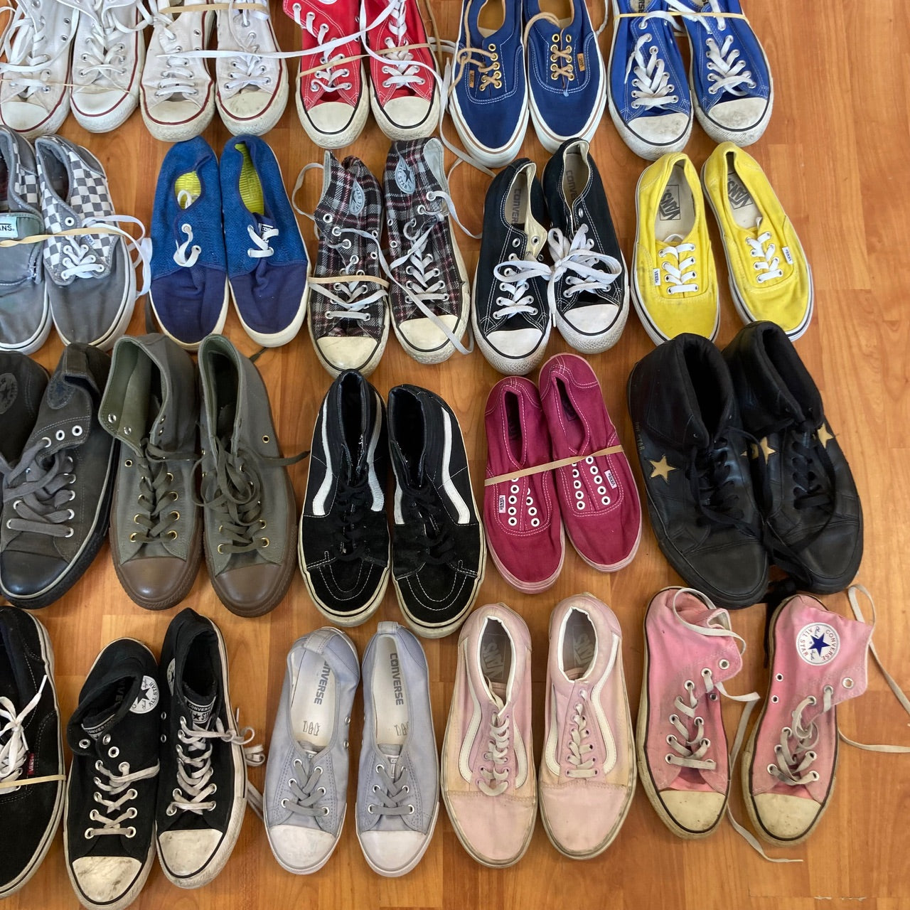 Converse and Vans Trainers - 20 pieces