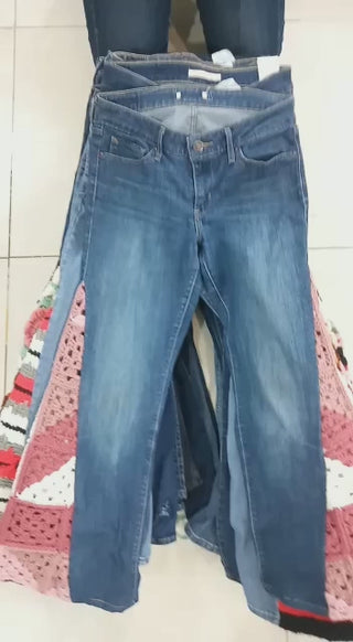 Ladies Reworked Levis Flared Pants - 27 pieces