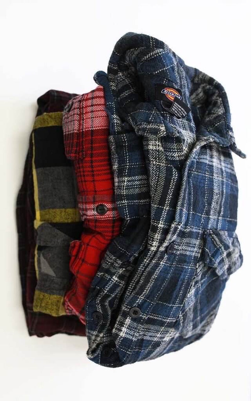 Flannel Shirt Bale - 100 Lbs / 45 Kg