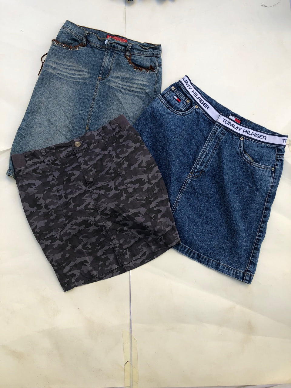 Y2K Denim Mini Skirt Drop- F-087-12 Pieces