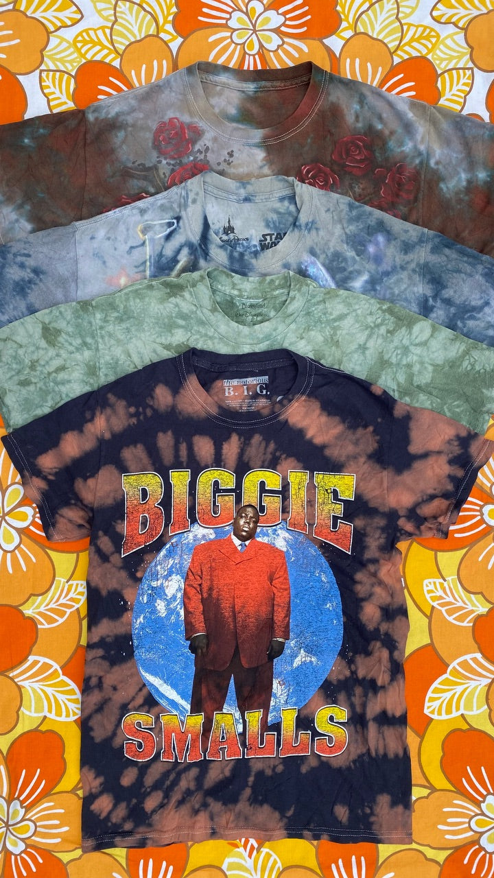 Tie Dye T-shirts - 25kg - Grade A/B