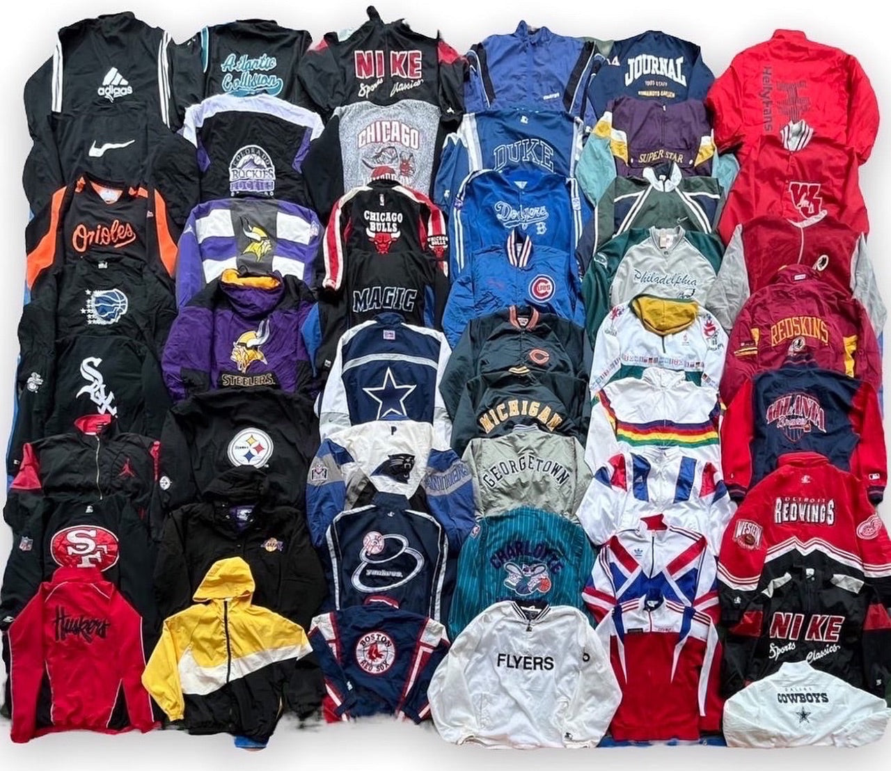 Premium team/brands mix jackets 50pcs