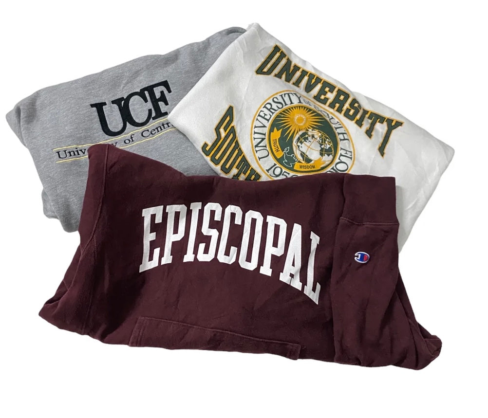 Vintage University Sweatshirts Bundle (50 pcs)