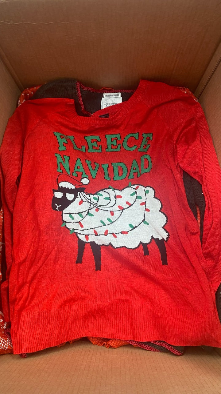 Christmas Jumpers and Knitwear - 10 KG -Grade A and Grade B (Ungraded)