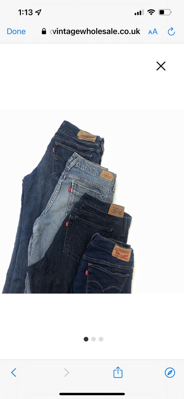 Levi's Jeans - Grade C 20KG