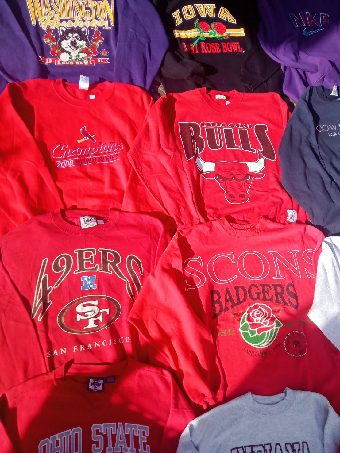 Sweatshirt Vintage NBA NFL NHL MLB NIKE and Streetwear 26 pcs