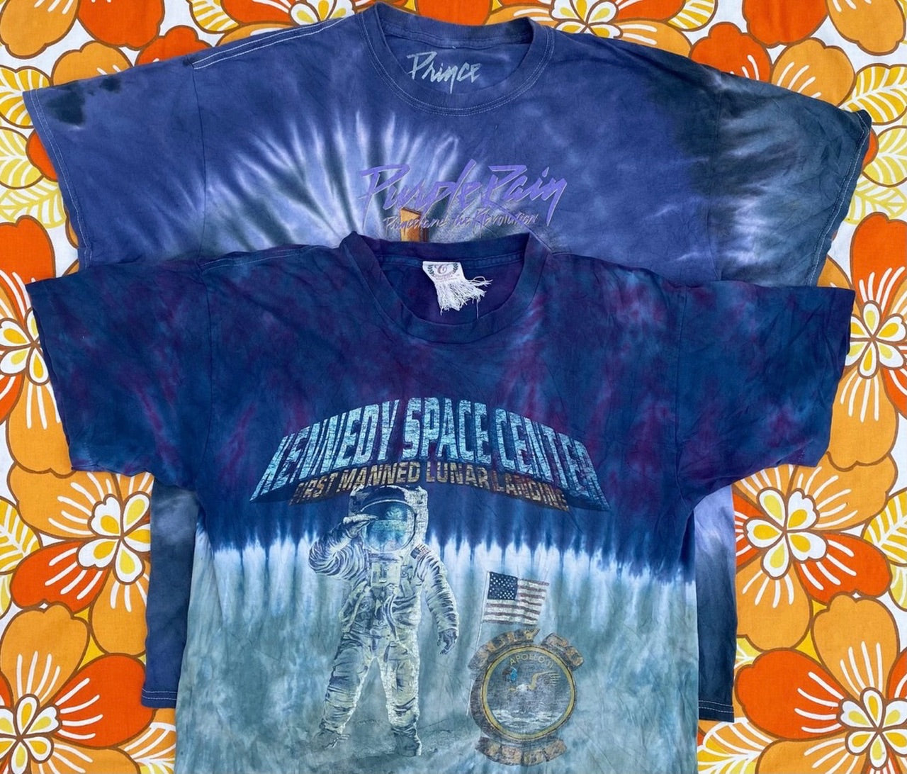 Vintage Mixed Tie Dye T-shirts - 25 Kg - Grade A/B