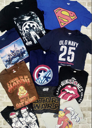 Vintage Printed T-Shirts Grade A Bundle (50 pcs)