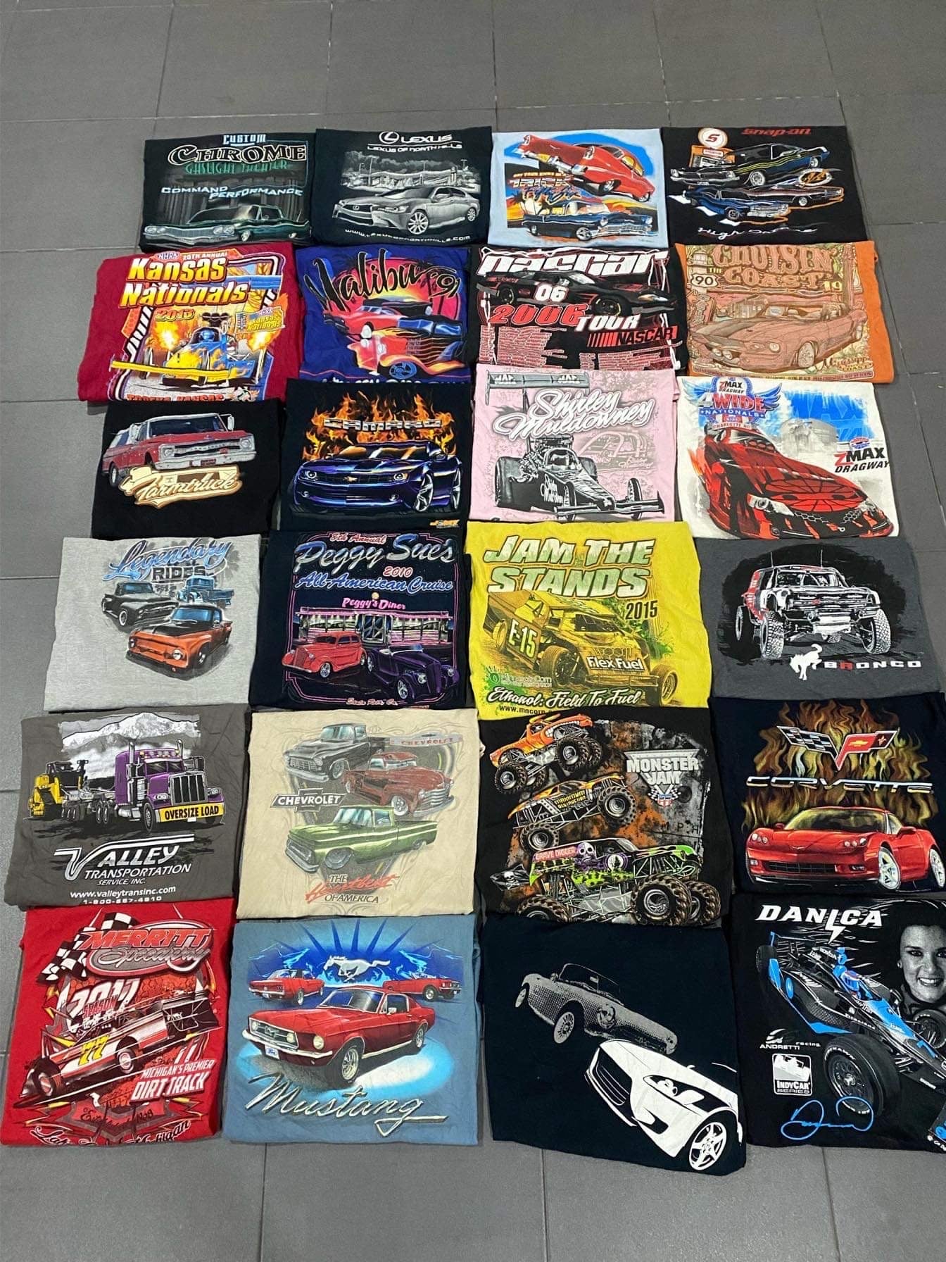 NASCAR Racing car vintage 24 Pcs