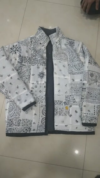 Rework Printed Bandana Anorak Jacket - 30 piece