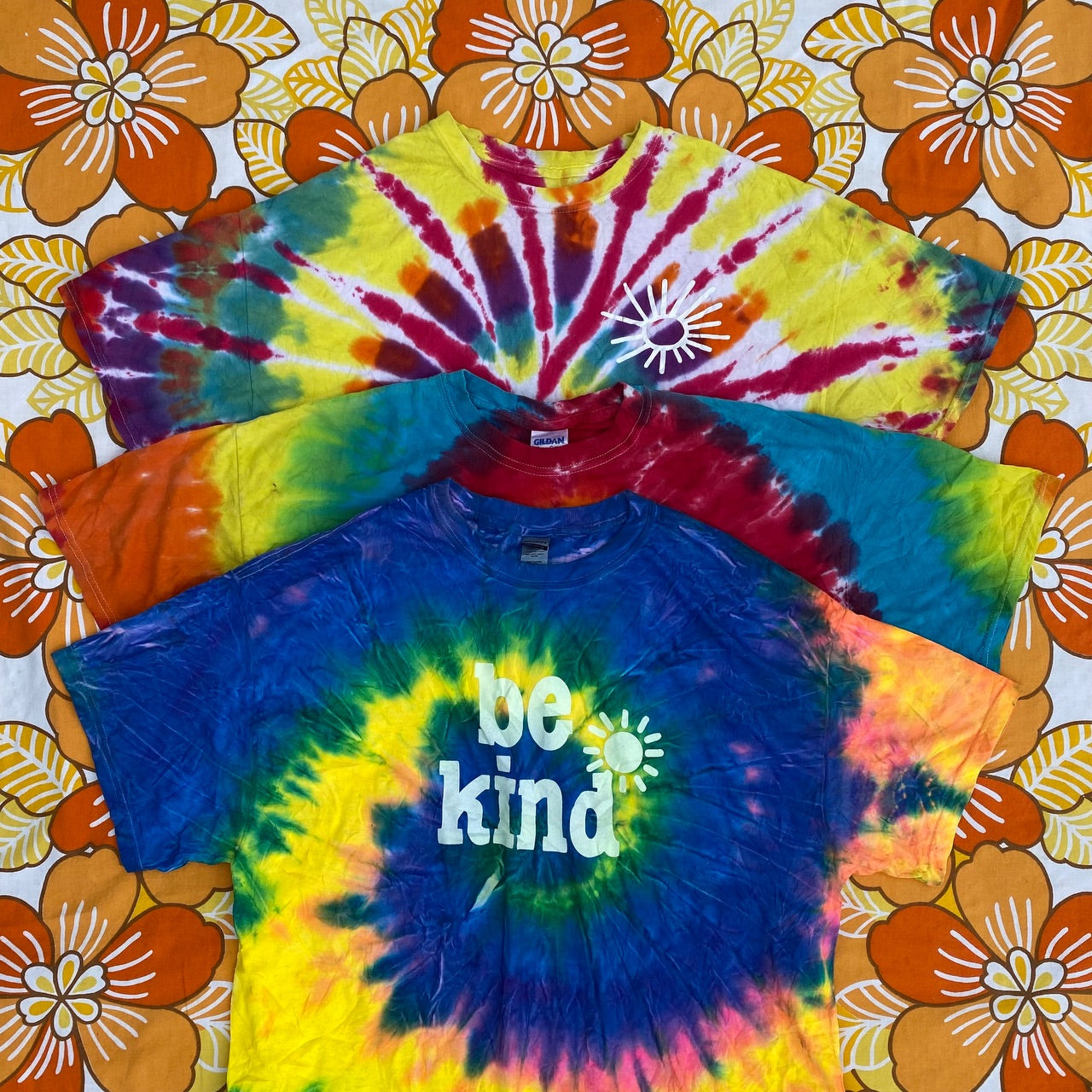 Tie Dye T-shirts - 25kg - Grade A/B