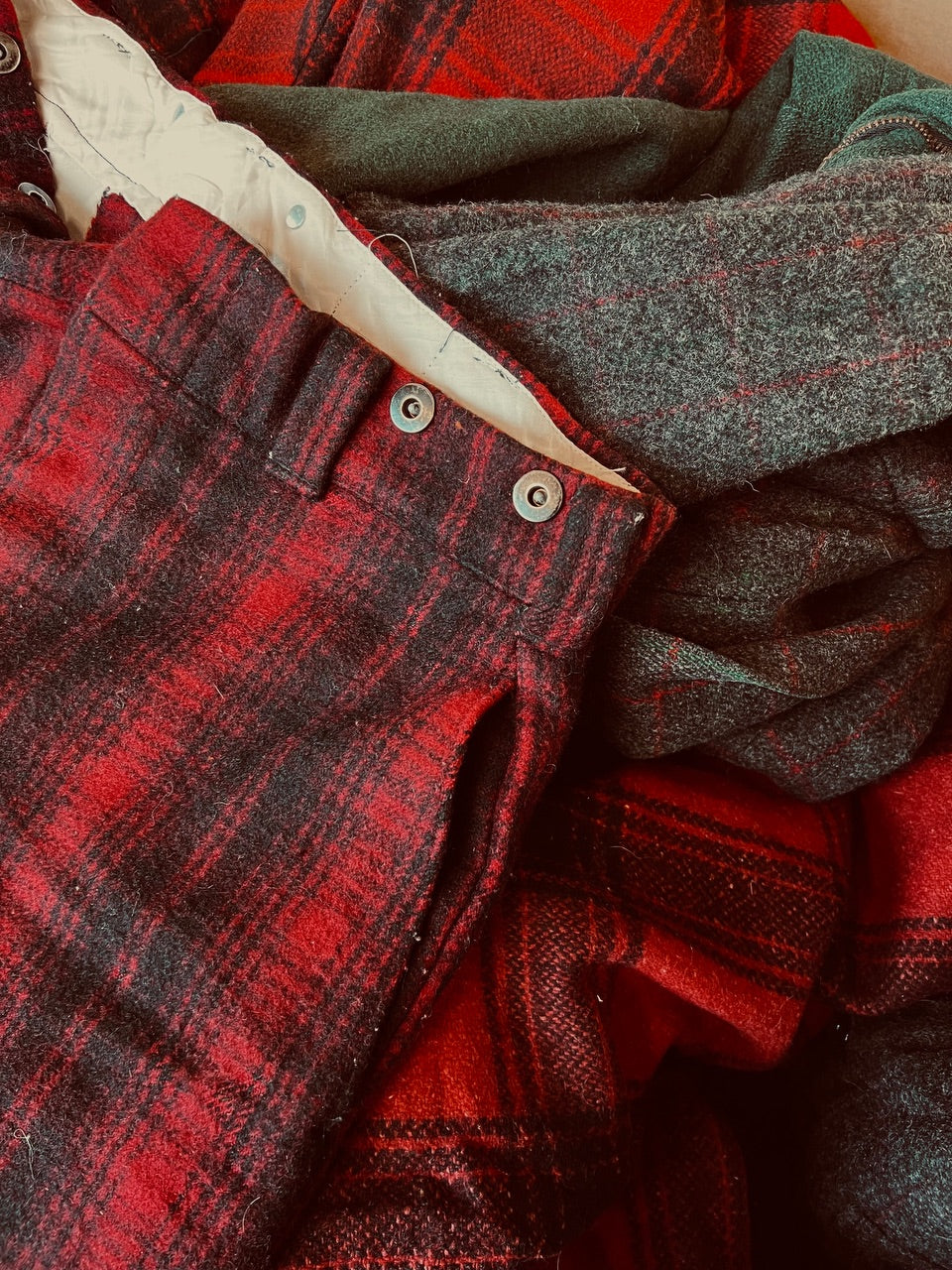 Mens wool hunting pants USA made- 5 pcs