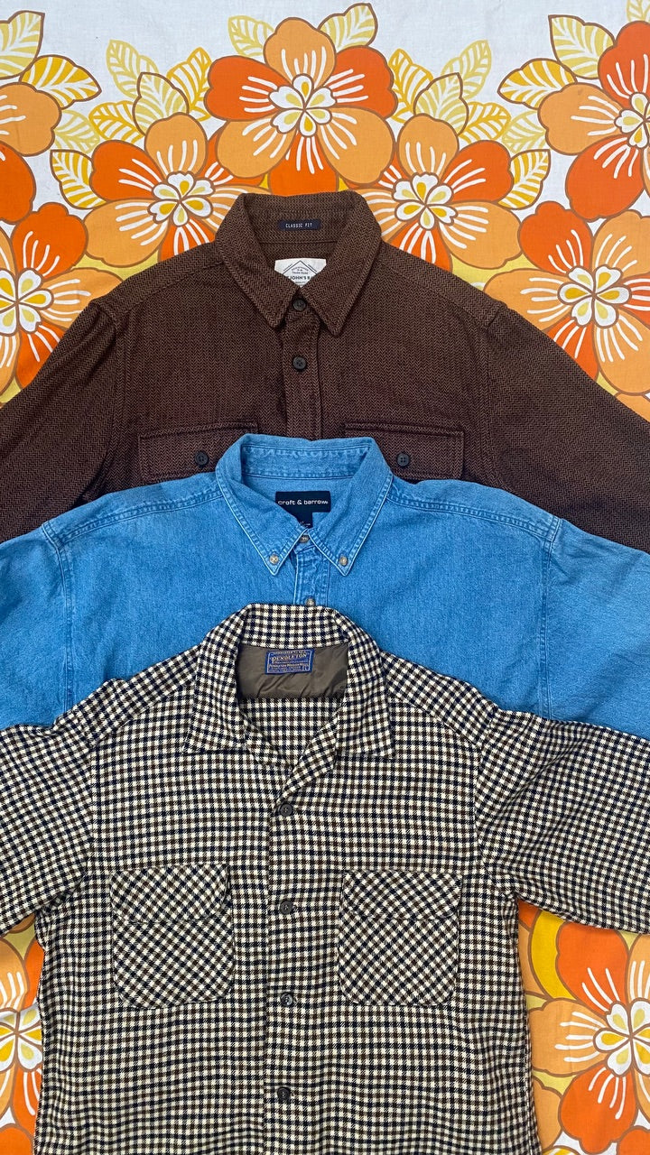 Long Sleeve Shirts - 25KG - Grade A + B