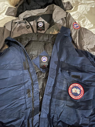 Canada Goose & Moncler puffers - 25 pieces