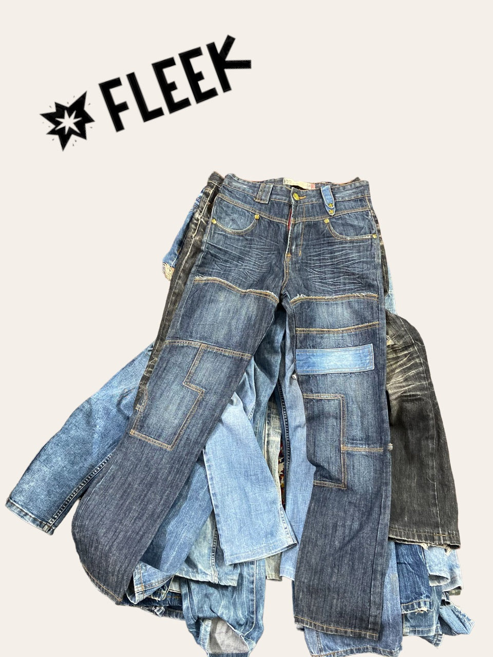 Japanese Osaka Big Train Jeans Mixed - 20 Pieces
