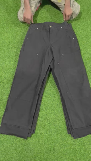 Black rework Carhartt double knee trouser 50 piece