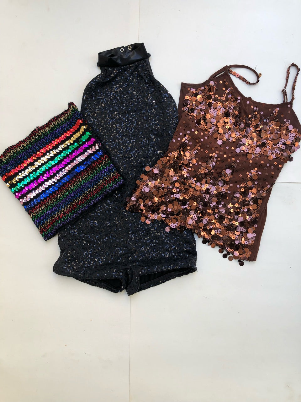 Disco Ball Inspired Sparkle Y2K Party Tops- SKU F-030, 16 Pieces