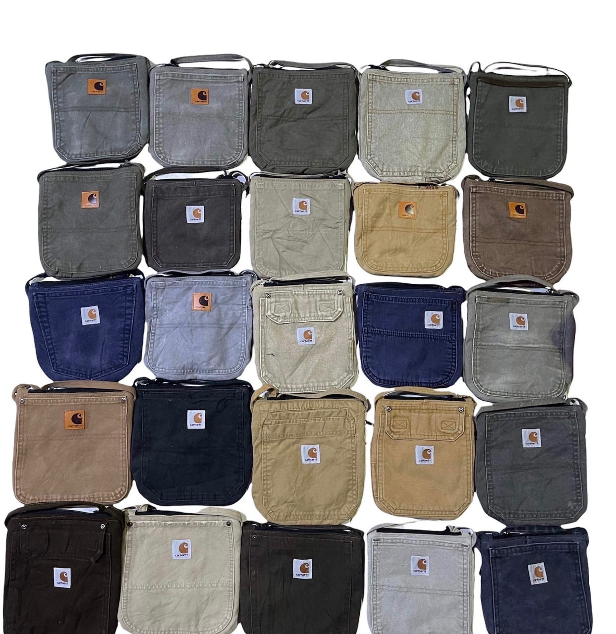 Reworked carhartt shoulderbags- 15piece