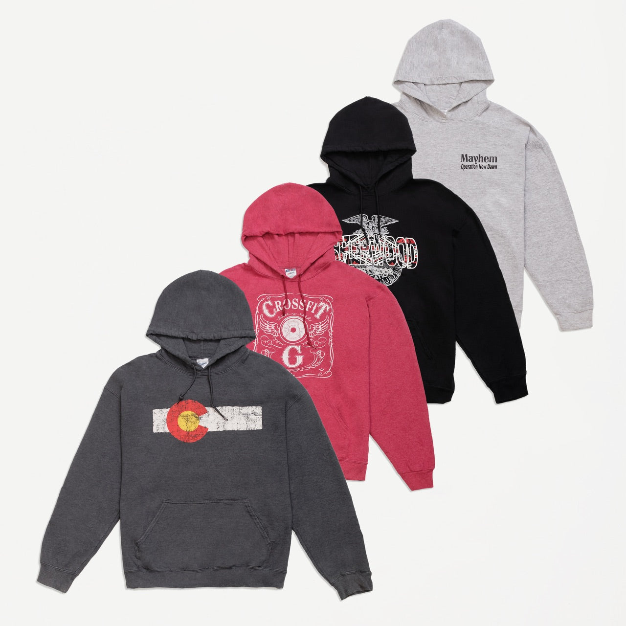 Size Small Printed Hoodies - 100lbs