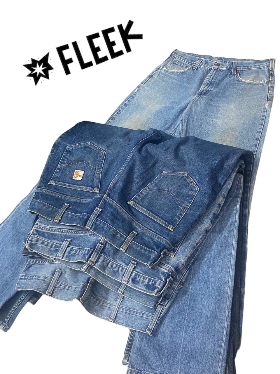 Carhartt Denim Jeans Clean PREMIUM PIECES - 10 Pieces