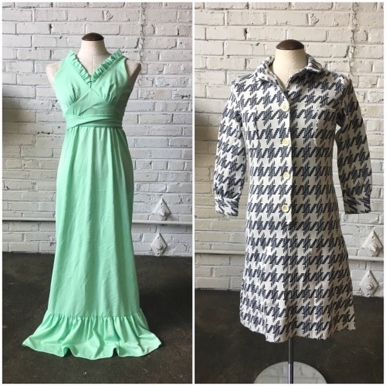 1960s-1970s Polyester Dresses - 10 pieces