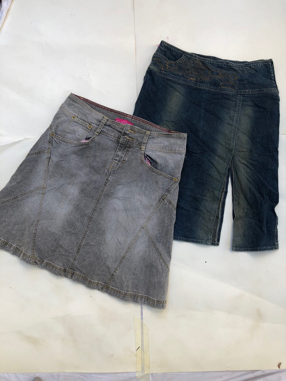 Y2K Denim and CheerLeader Skirts- F-088- 13 Pieces