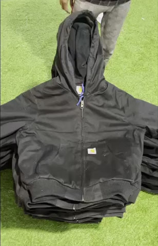Carhartt Rework Black Hooded Jacket 20 piece