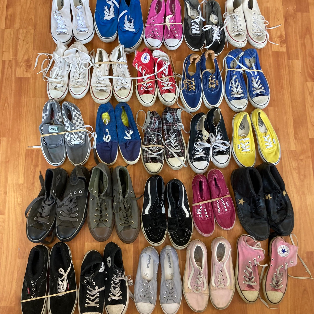 Converse and Vans Trainers - 20 pieces