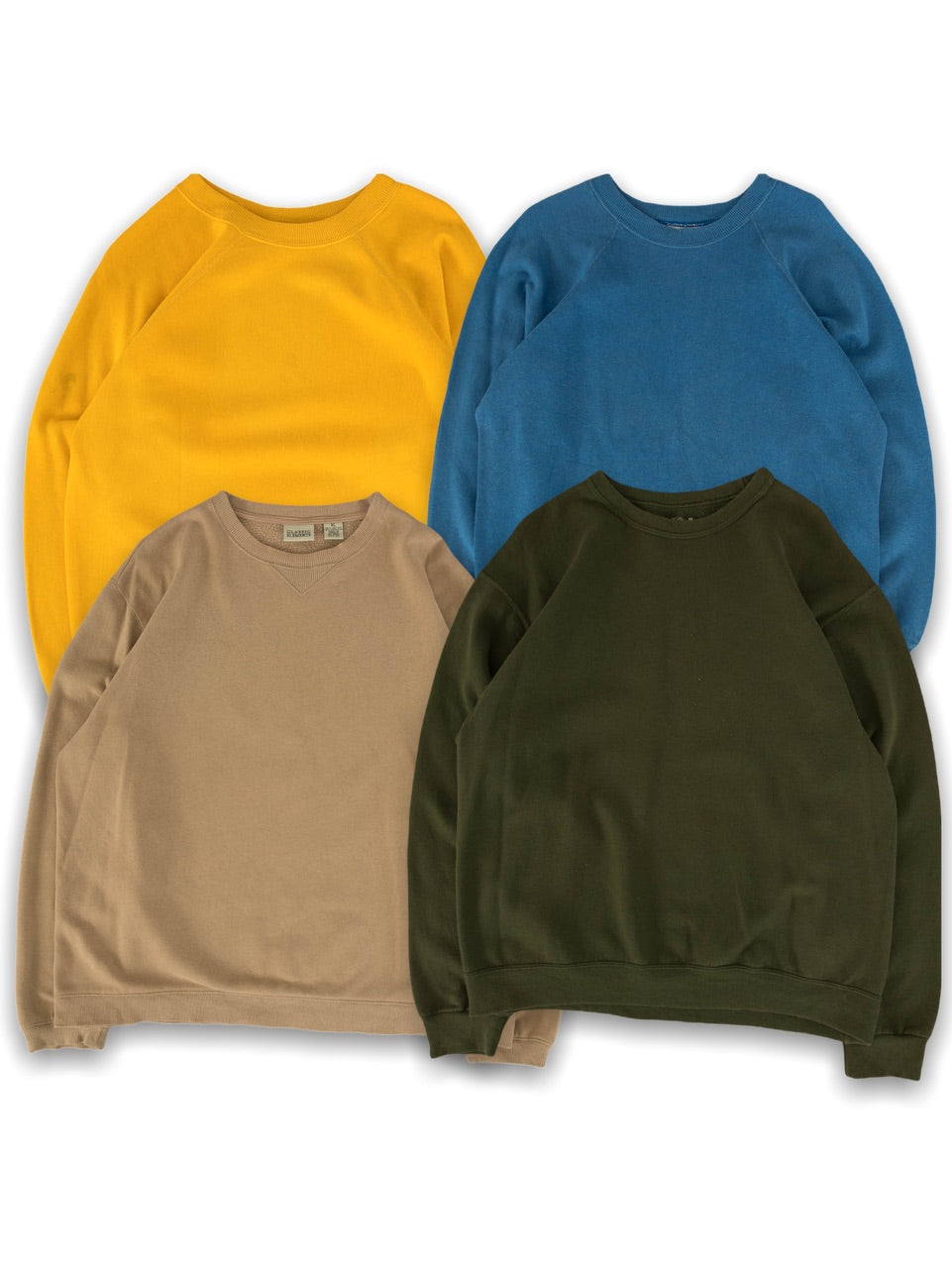 Vintage Plain Sweatshirts Bundle (20 pcs)