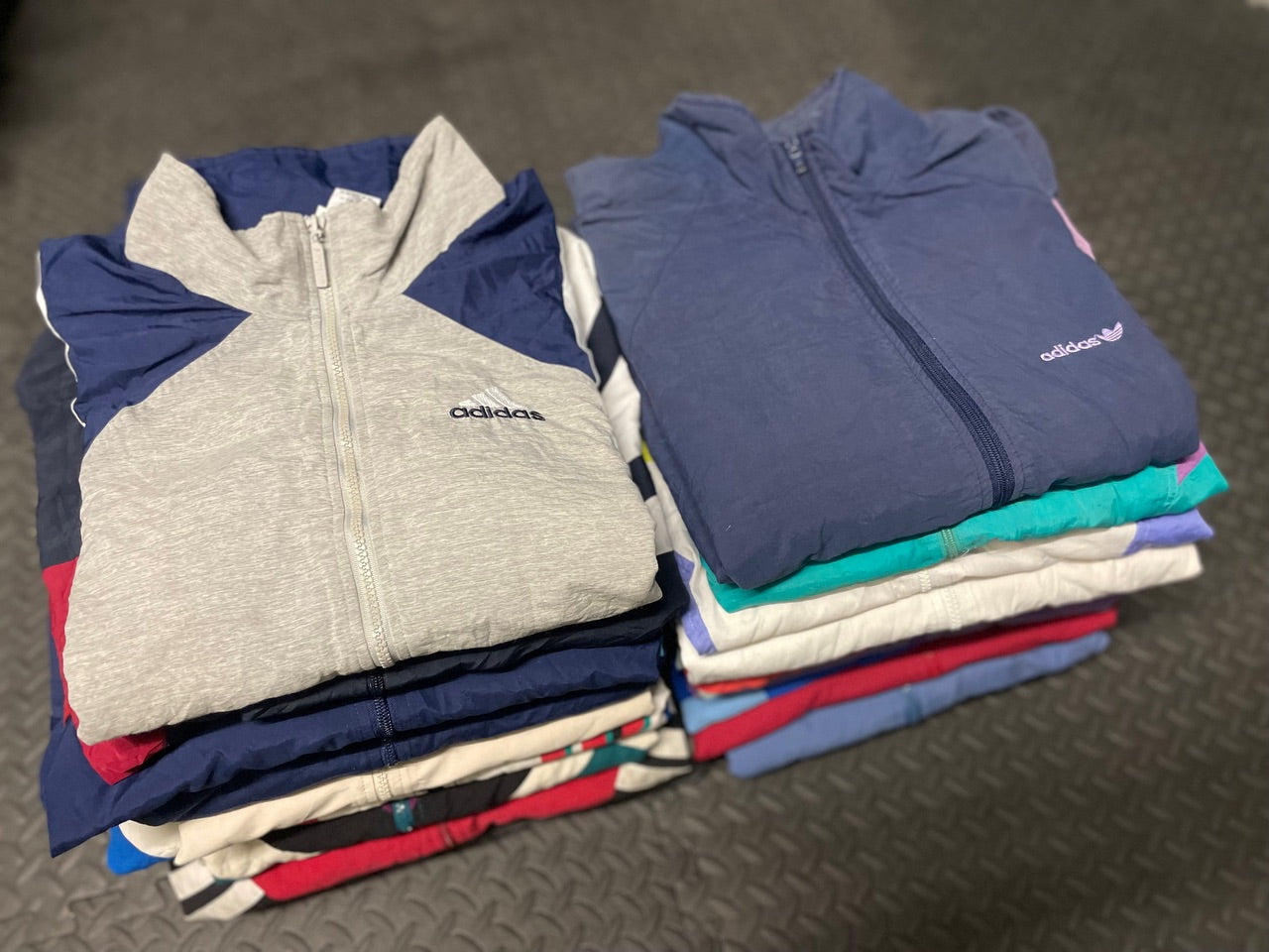 Premium Vintage Adidas Track Tops - 25pcs