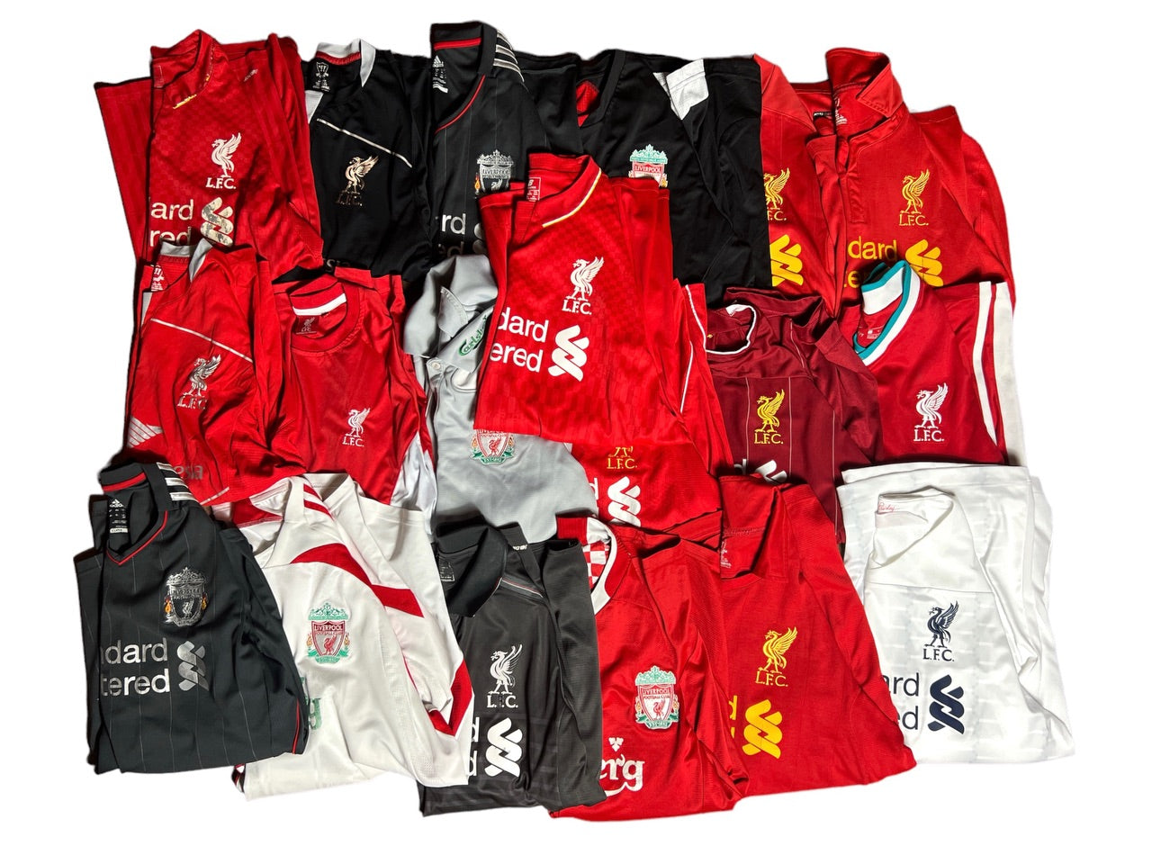 Authentic Liverpool Football Shirts x 19