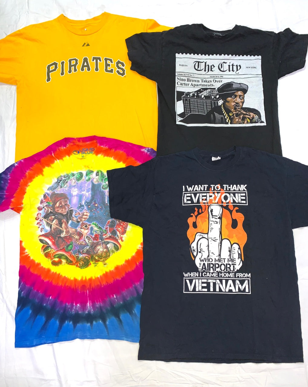 T-shirt 80&90s vintage 15 pieces