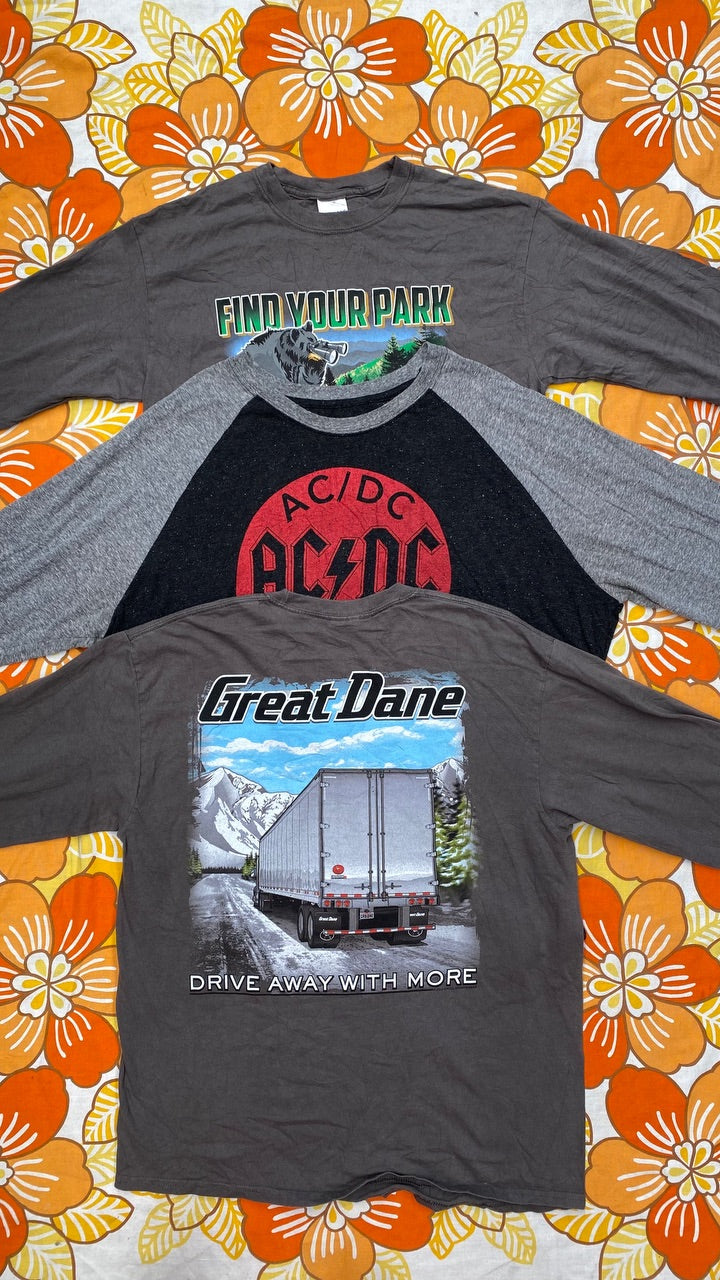 Long Sleeve T-shirt - 25KG - Grade A + B
