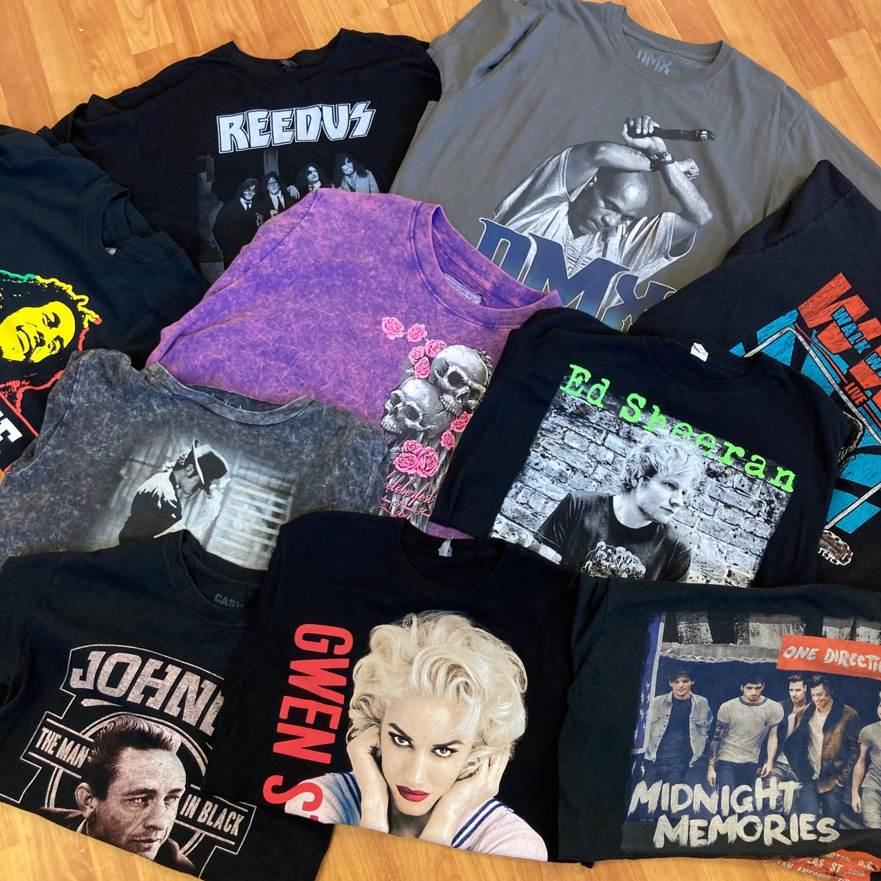 Band / Music T Shirts - 10 pieces