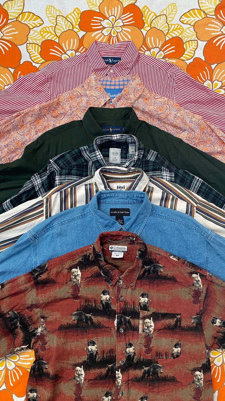 Long Sleeve Shirts - 25KG - Grade A + B