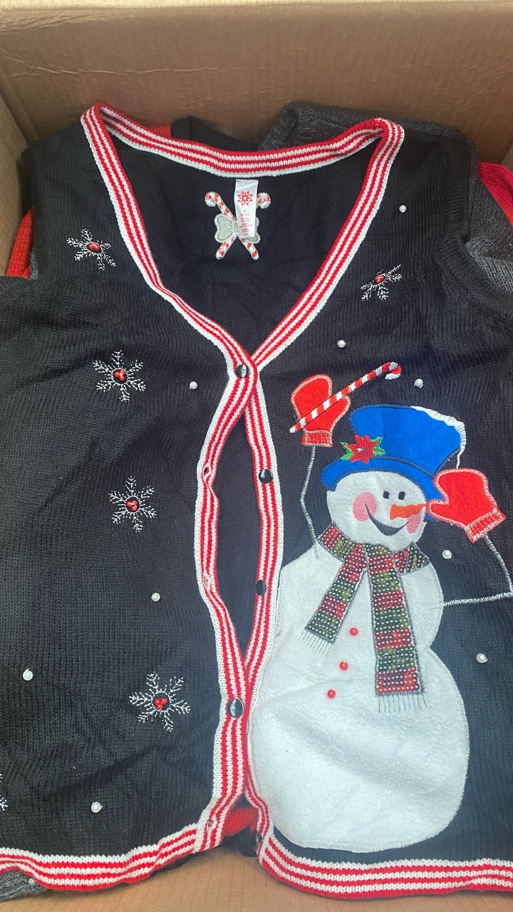 Christmas Jumpers and Knitwear - 10 KG -Grade A and Grade B (Ungraded)