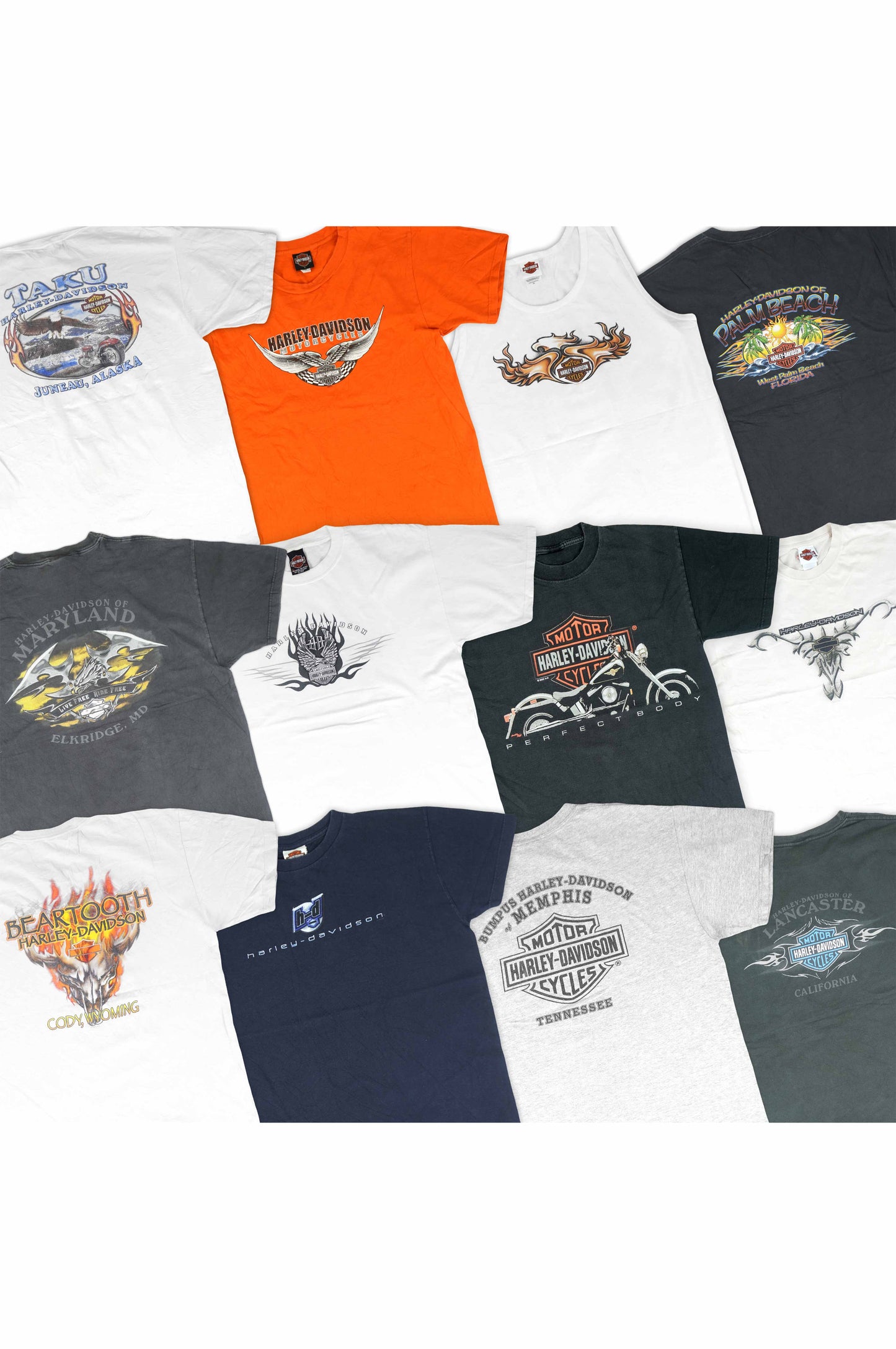 Vintage Harley Davidson Tee Set 1 (12pcs)