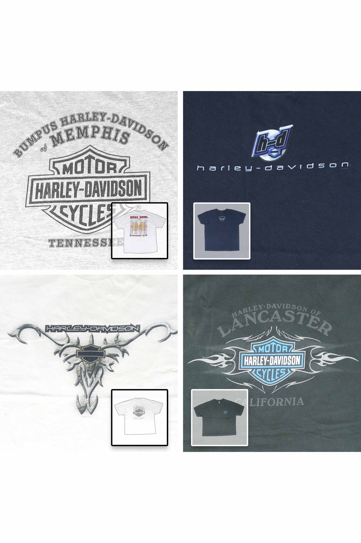 Vintage Harley Davidson Tee Set 1 (12pcs)