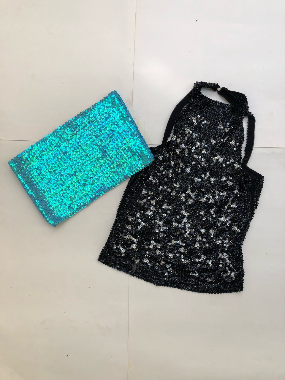 Disco Ball Inspired Sparkle Y2K Party Tops- SKU F-030, 16 Pieces