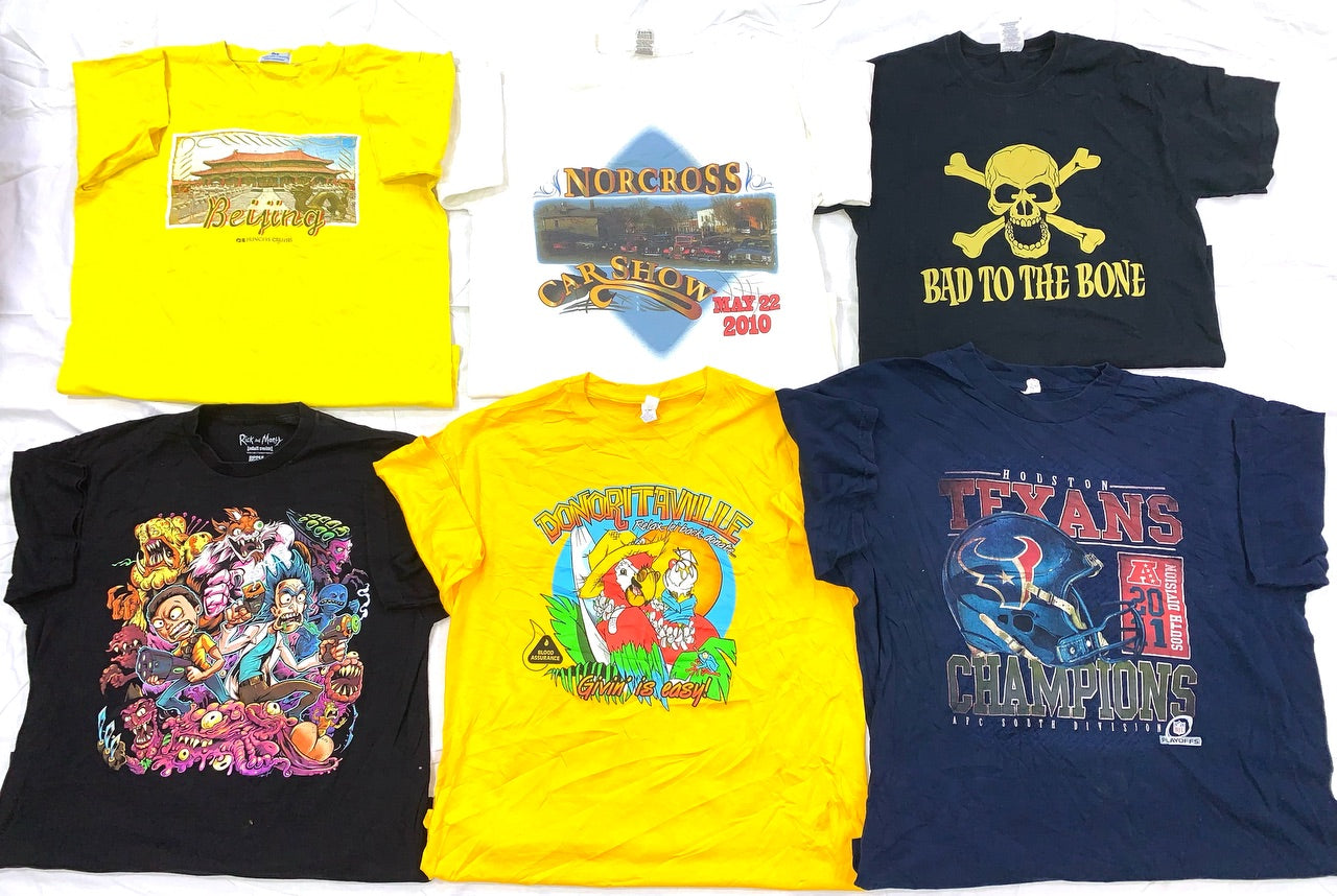 Printed T-Shirts - 20 Piece Bundle