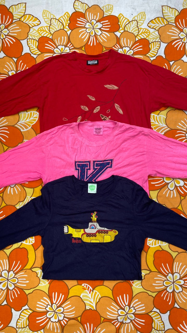 Long Sleeve T-shirt - 25KG - Grade A + B