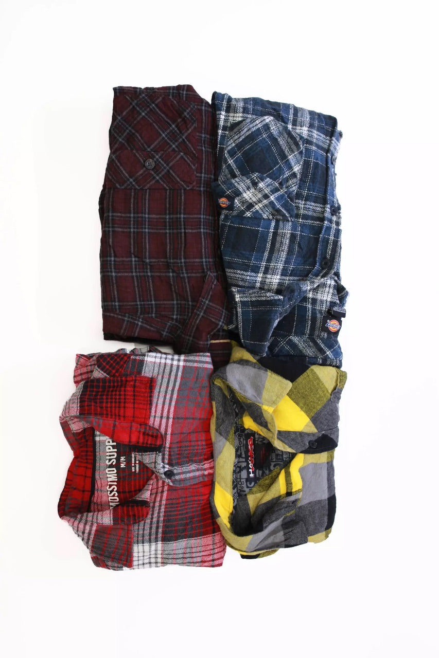Flannel Shirt Bale - 100 Lbs / 45 Kg