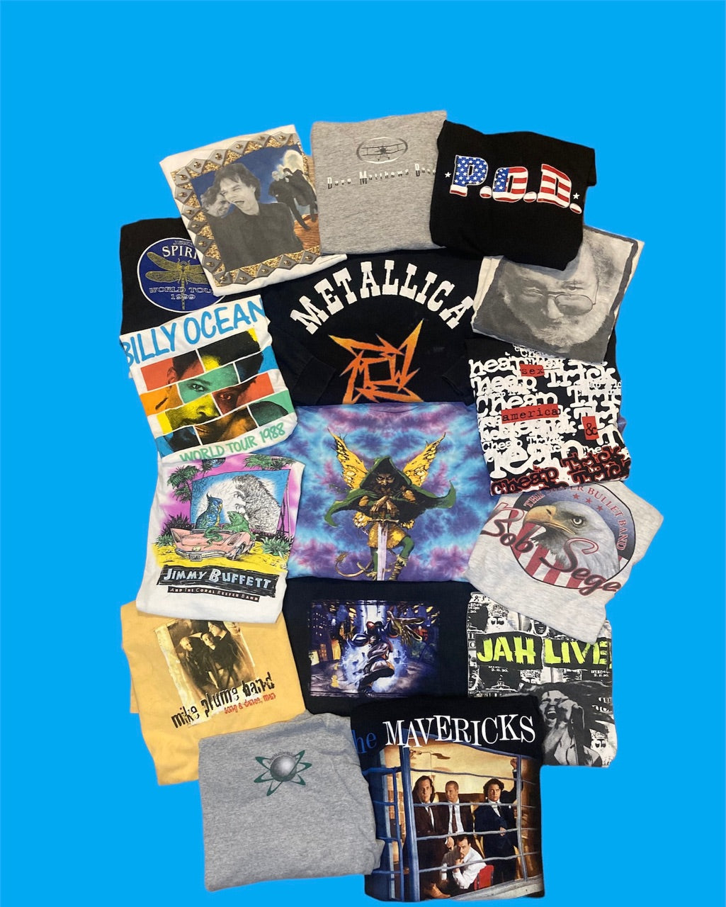 VINTAGE 80s 90s Band T-Shirt Bundle (16 pcs)