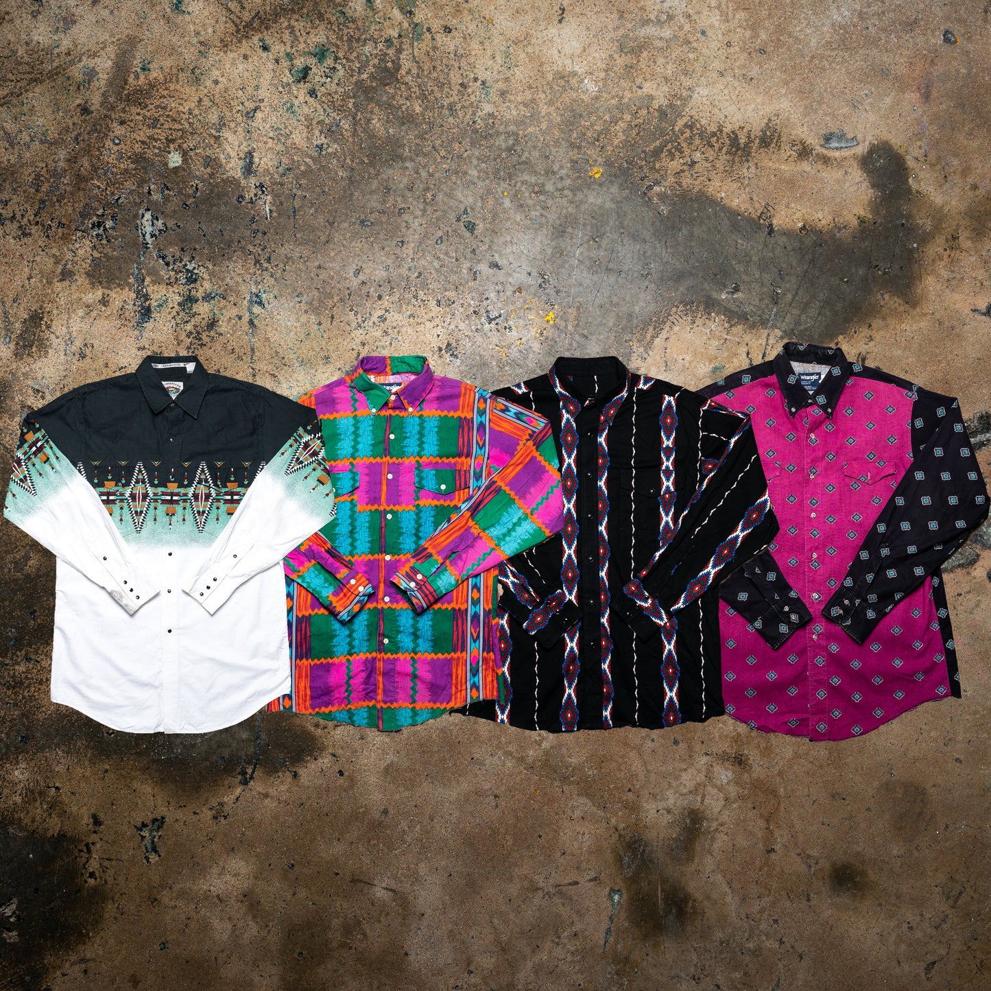 Vintage Western Dress Shirt Mix (15 Pieces)
